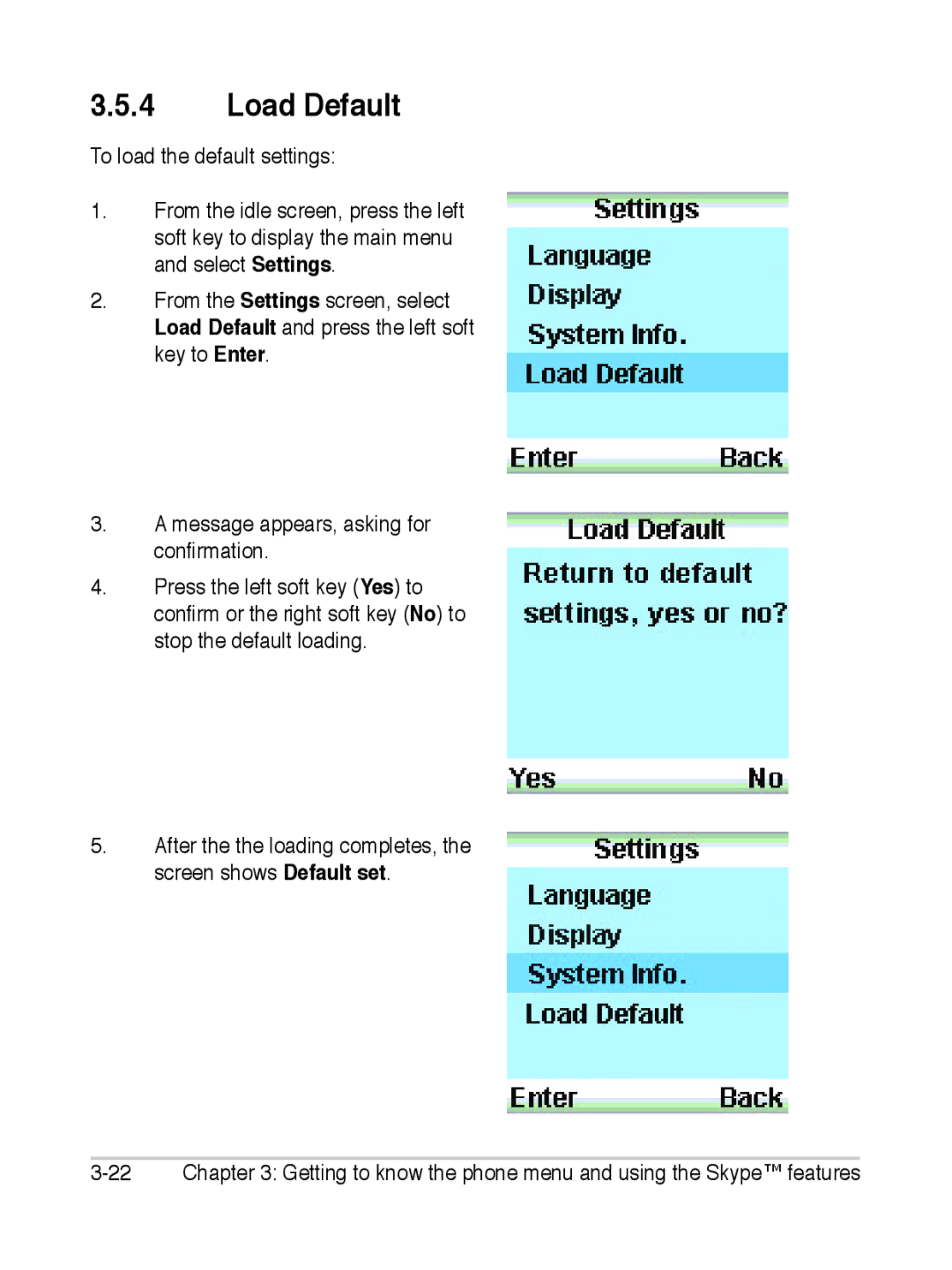 Asus S2 manual Load Default 