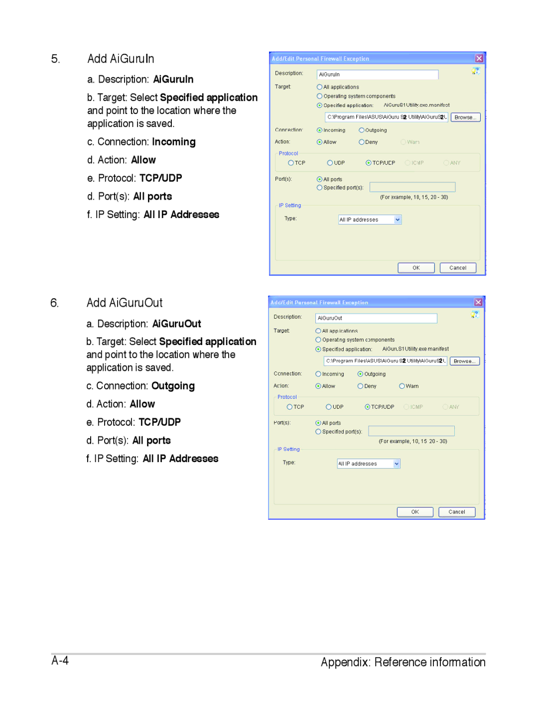 Asus S2 manual Add AiGuruIn 