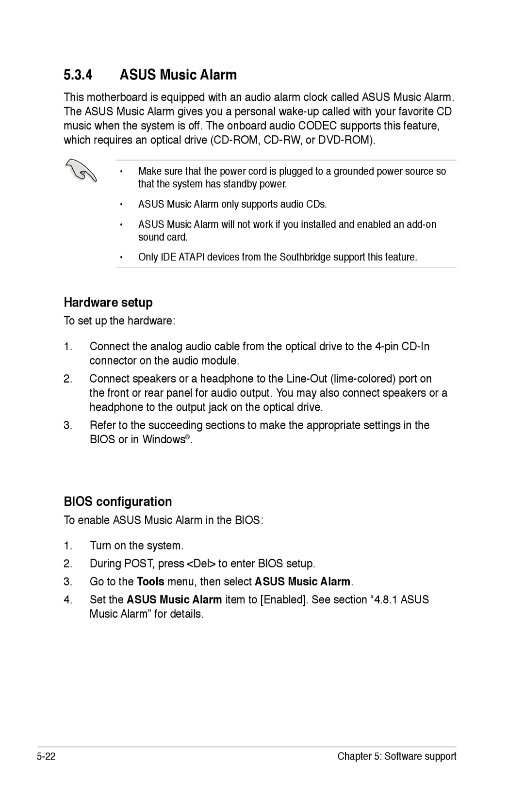 Asus Striker Extreme manual Hardware setup, Bios configuration 