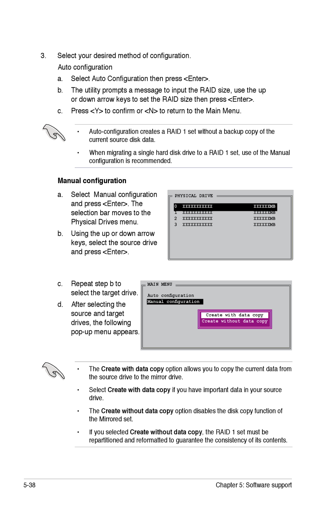 Asus Striker Extreme manual Manual configuration 