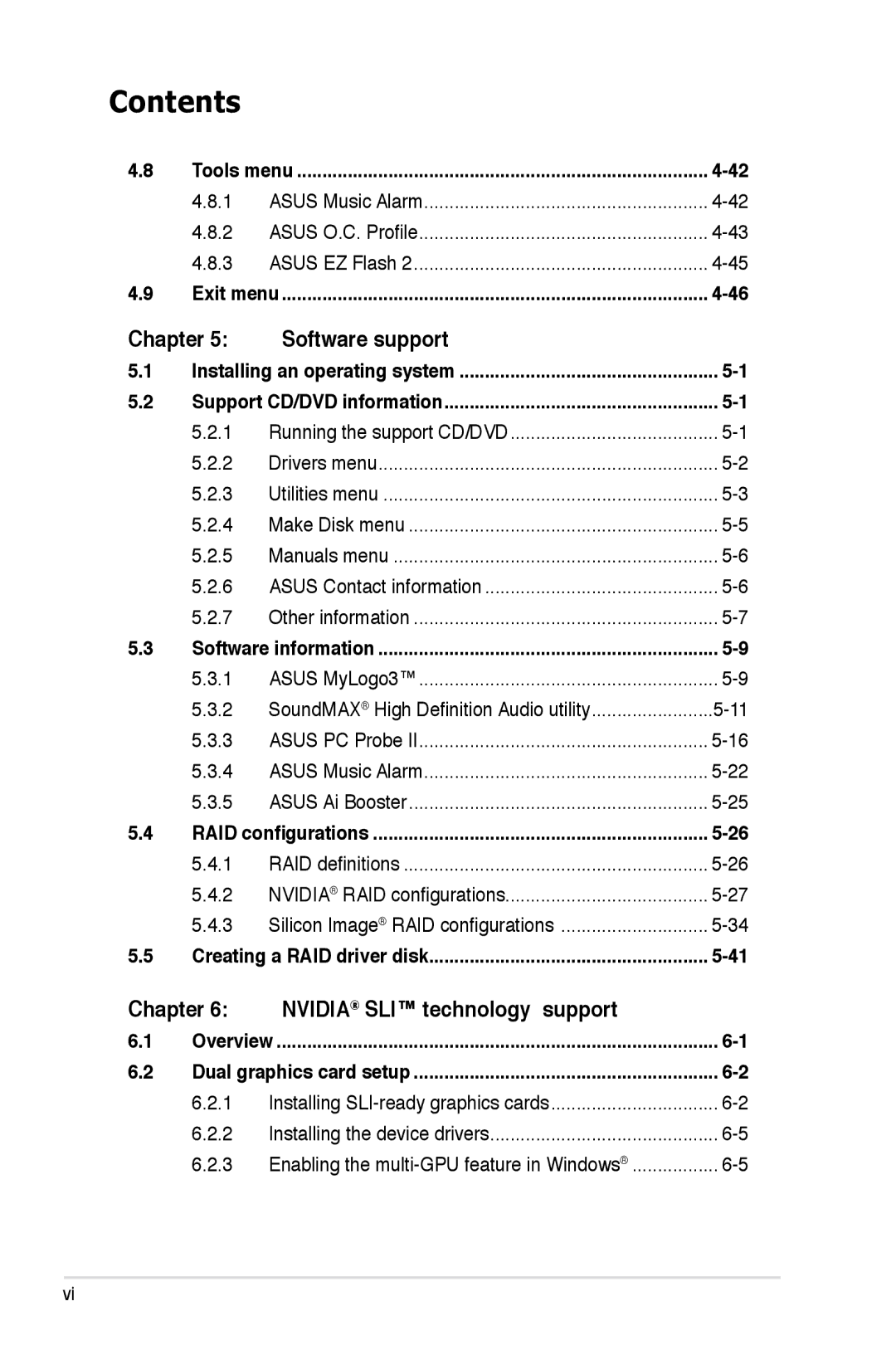 Asus Striker Extreme manual Chapter Software support, Chapter Nvidia SLI technology support, Asus EZ Flash 