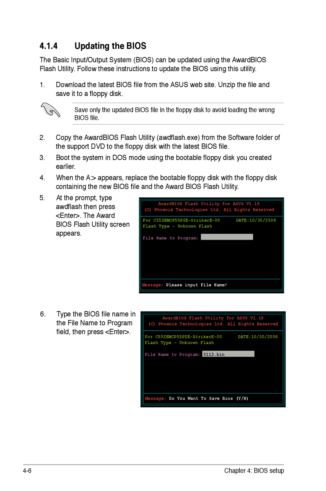 Asus Striker Extreme manual 