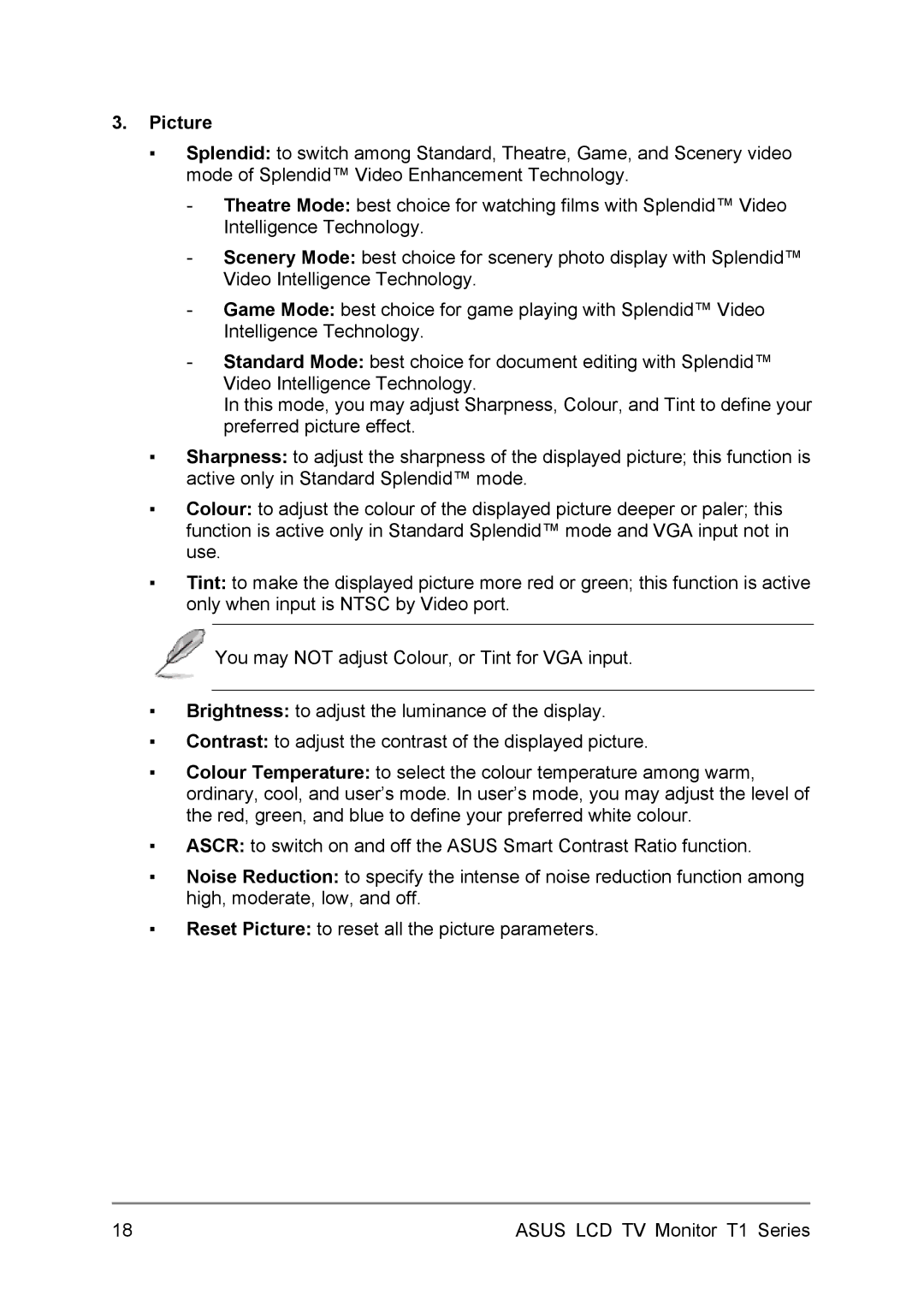 Asus T1 user manual Picture 