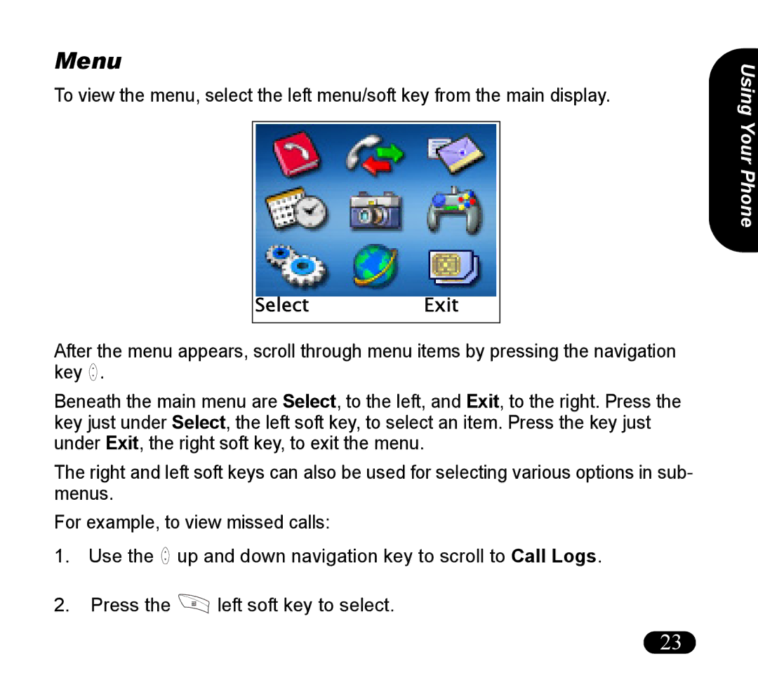 Asus V55 manual Menu, SelectExit 