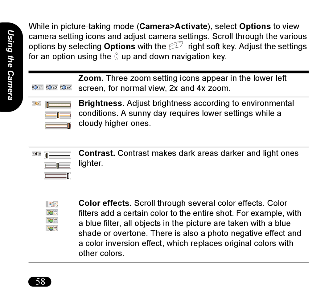 Asus V55 manual Using the Camera 