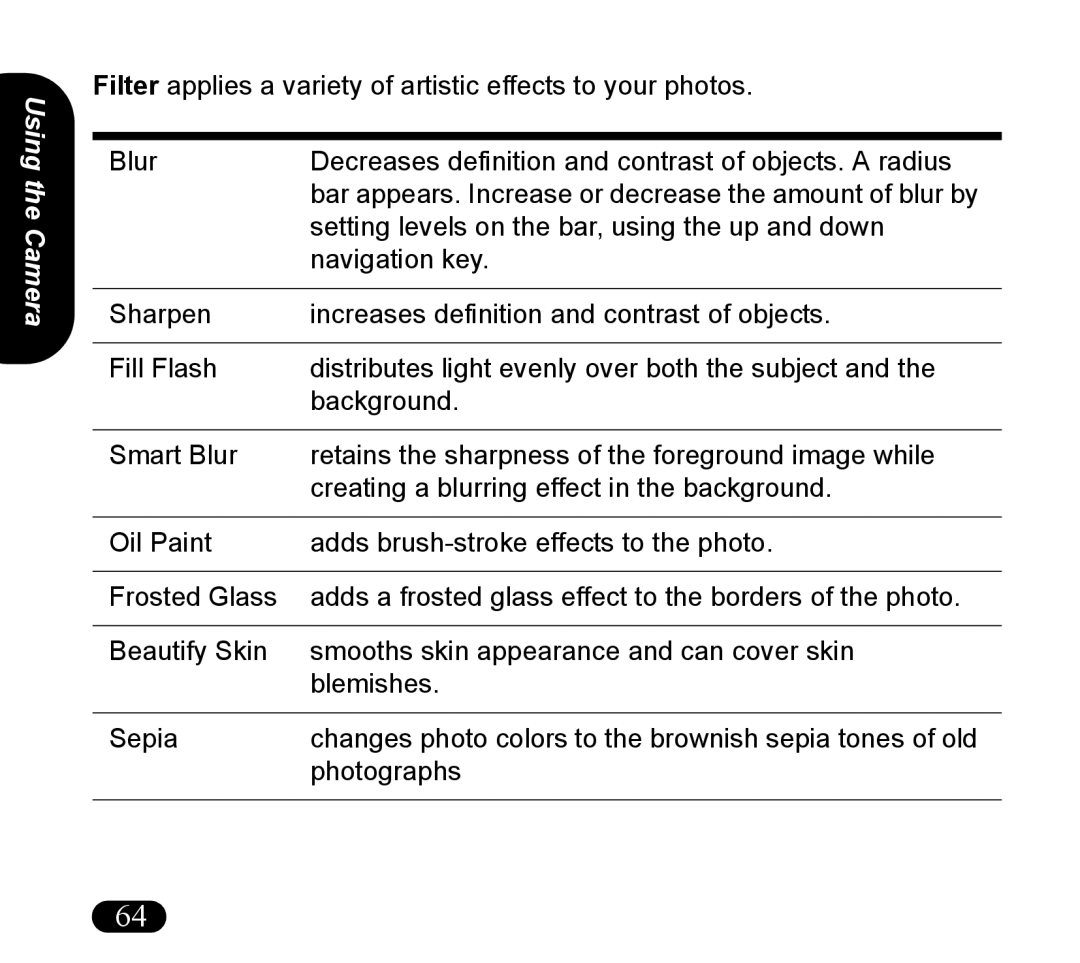 Asus V55 manual Using the Camera 