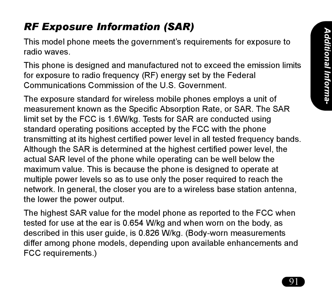 Asus V55 manual RF Exposure Information SAR 