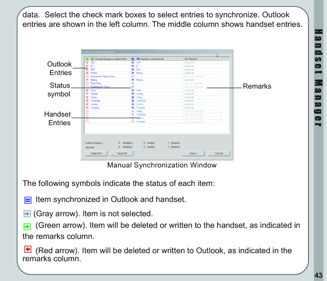 Asus V66 user manual Entries 