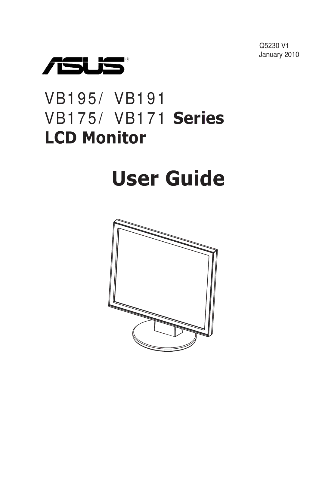 Asus VB171, VB195, VB191, VB175 manual User Guide 