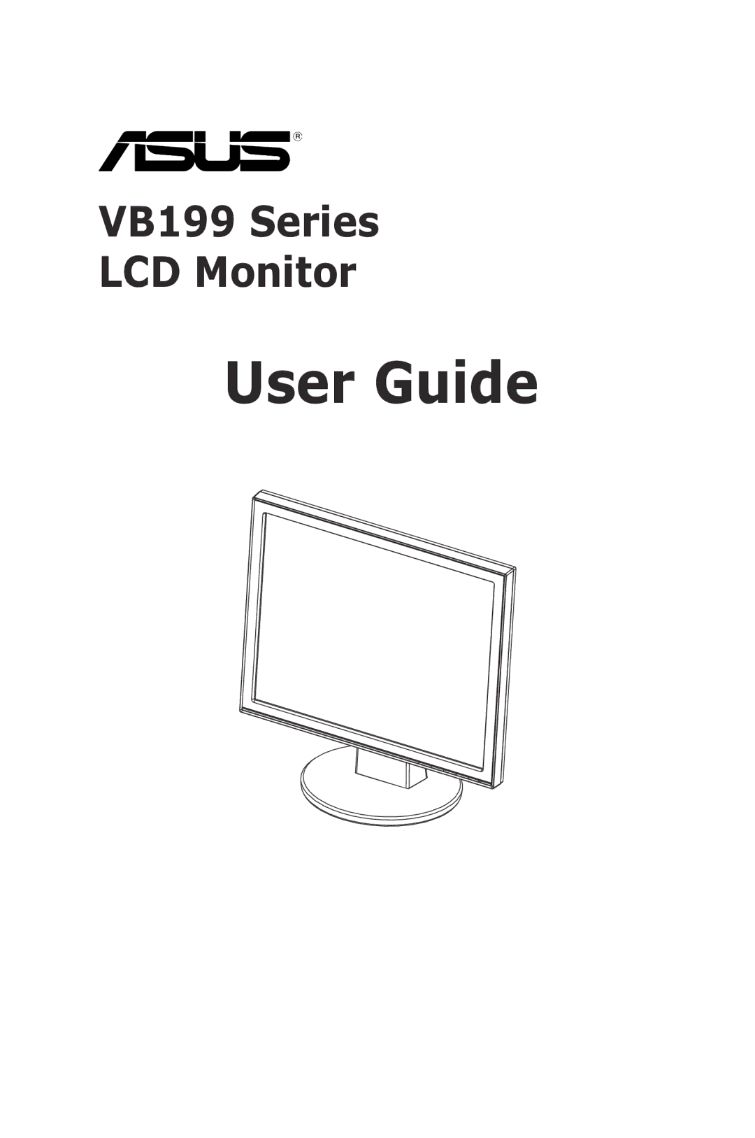 Asus VB199 Series manual User Guide 