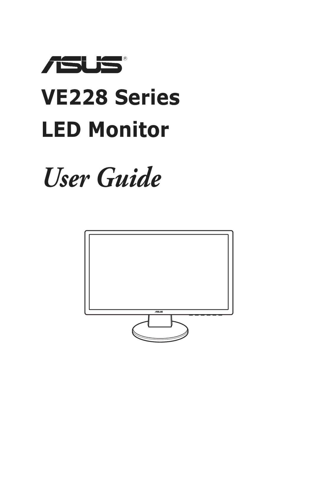 Asus VE228H manual User Guide 