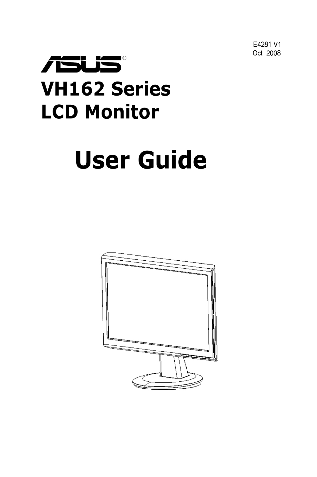 Asus VH162 manual User Guide 