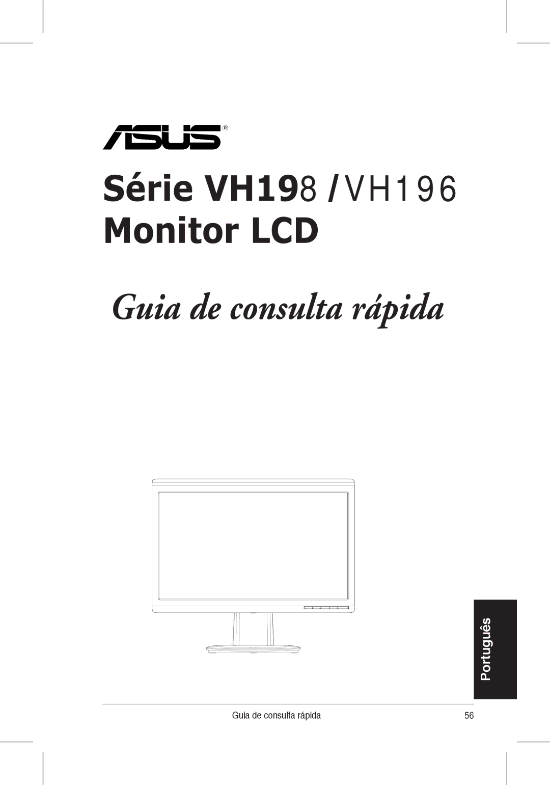 Asus VH198, VH196 quick start Guia de consulta rápida 