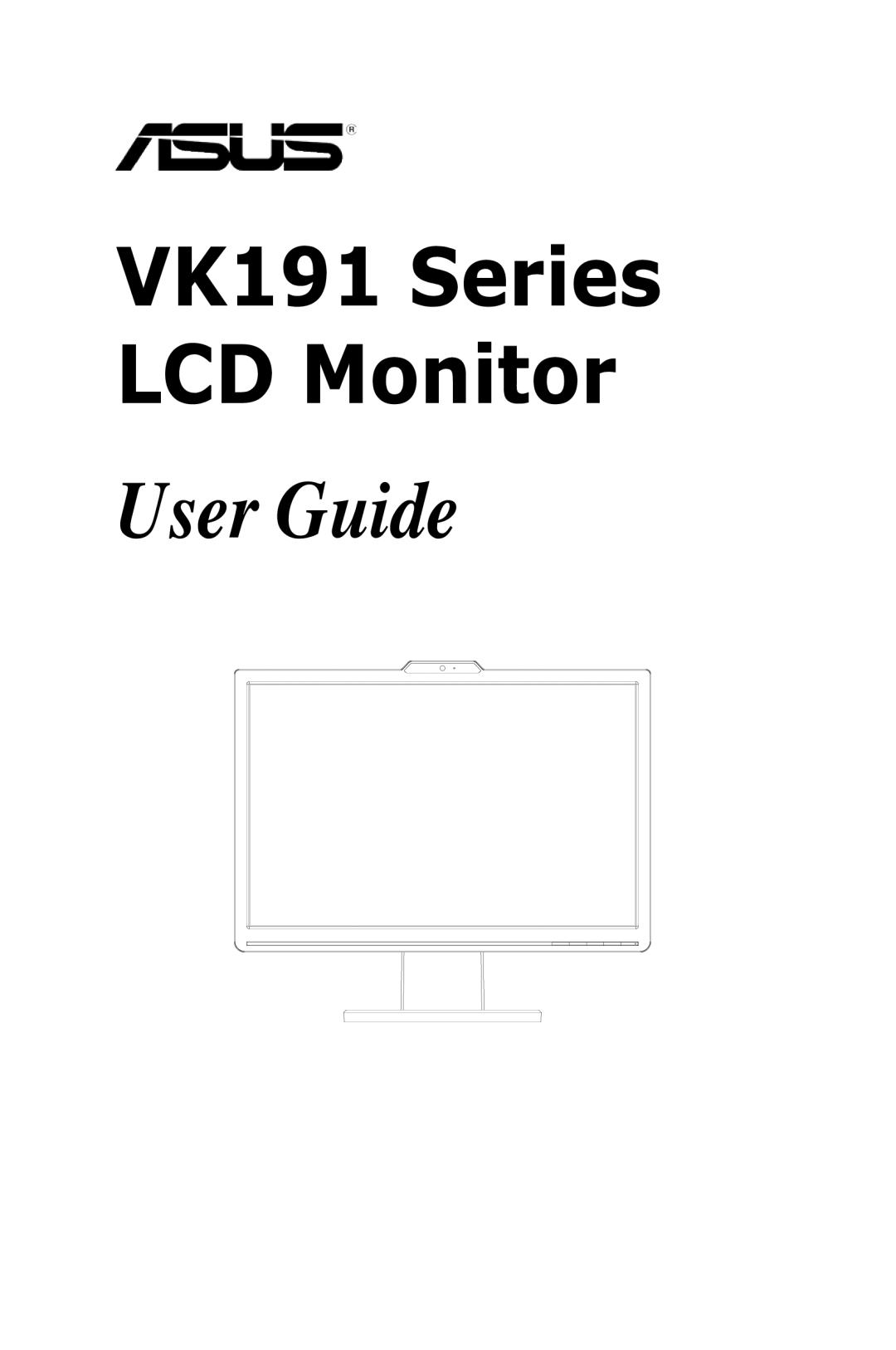 Asus VK191 manual User Guide 