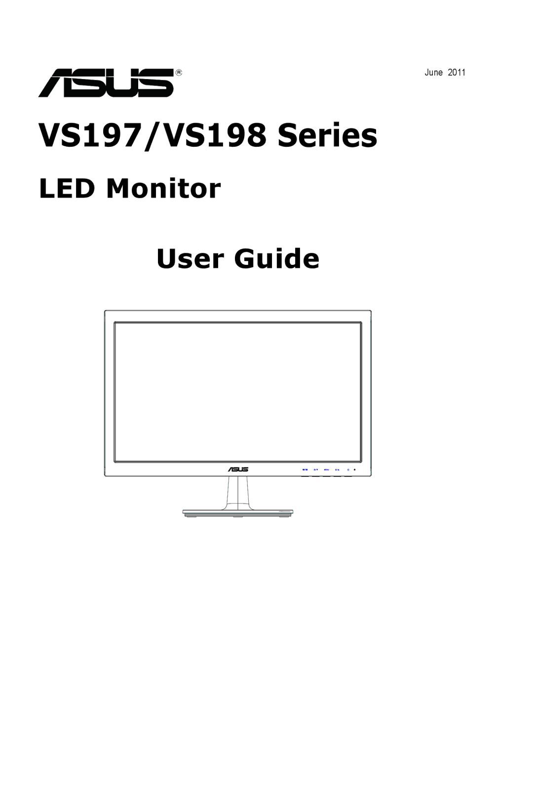 Asus VS197TP, VS197D-P, VS198D-P manual VS197/VS198 Series 