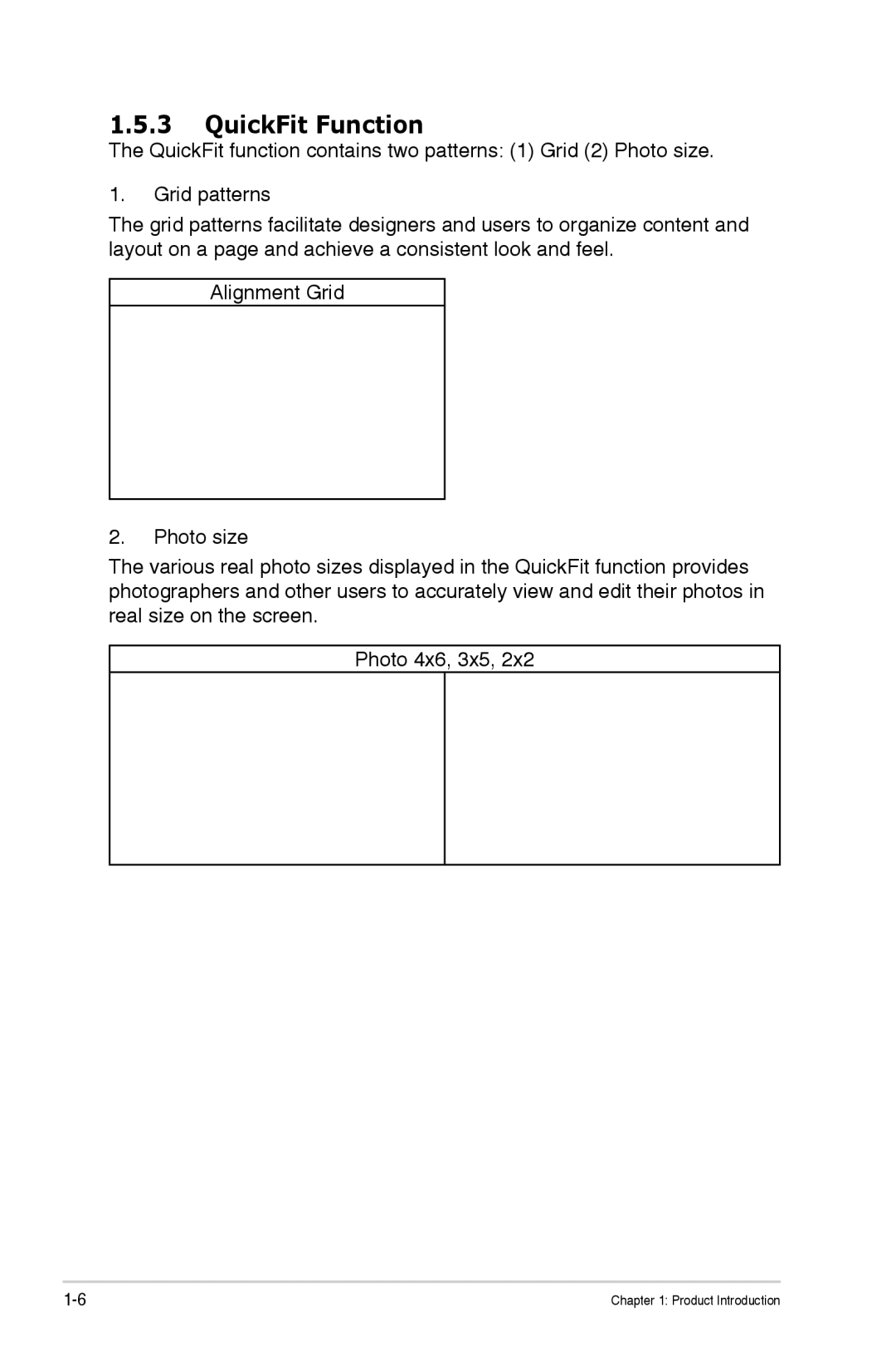 Asus VS207TP manual QuickFit Function 