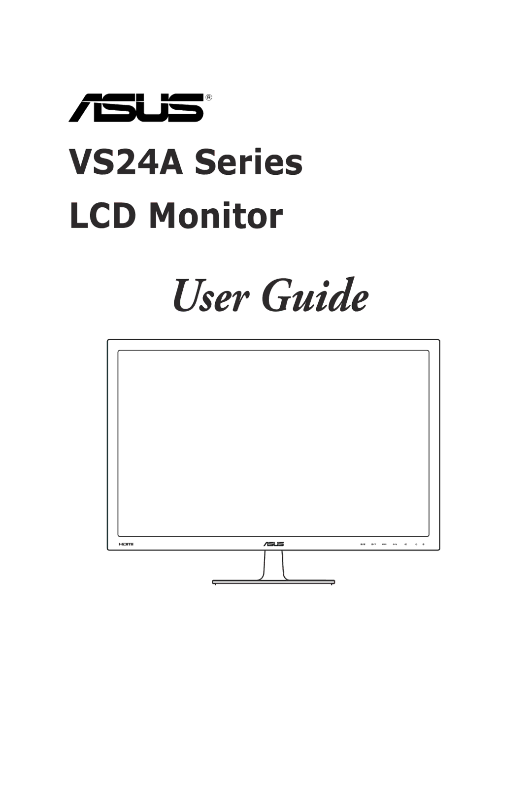 Asus VS24AHP manual User Guide 