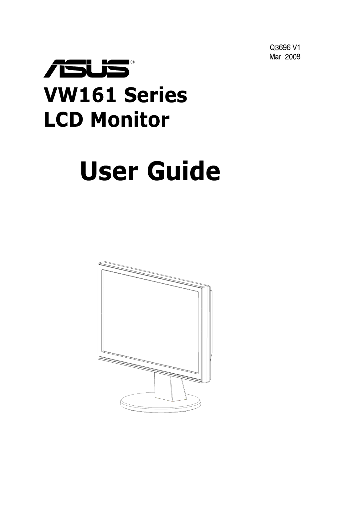 Asus VW161 manual User Guide 