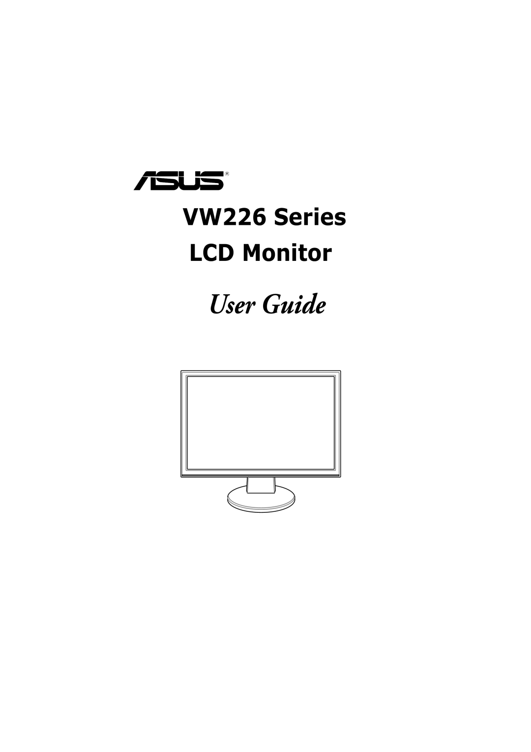 Asus VW226TTAA manual User Guide 