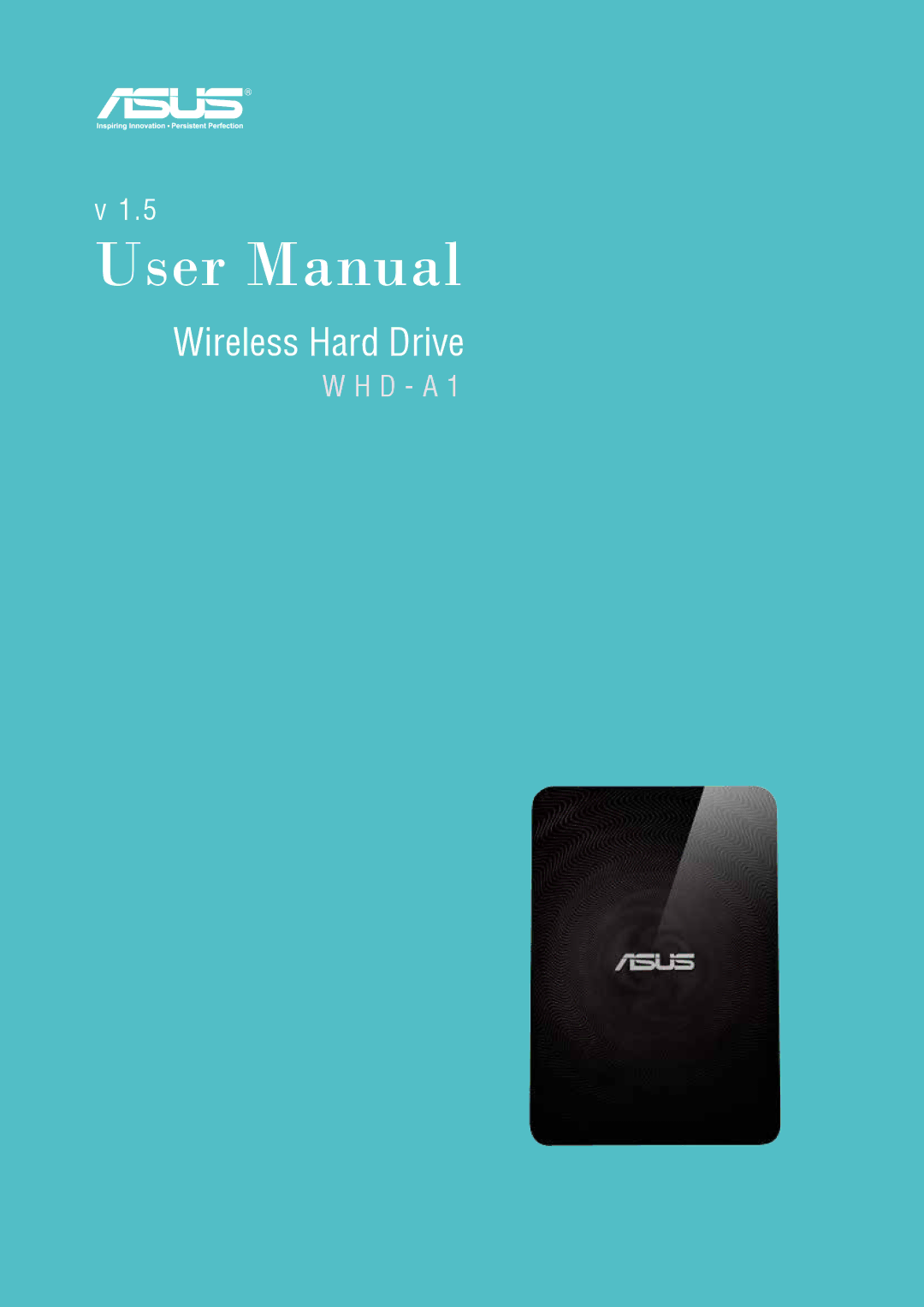 Asus W H D - A 1 user manual Wireless Hard Drive 