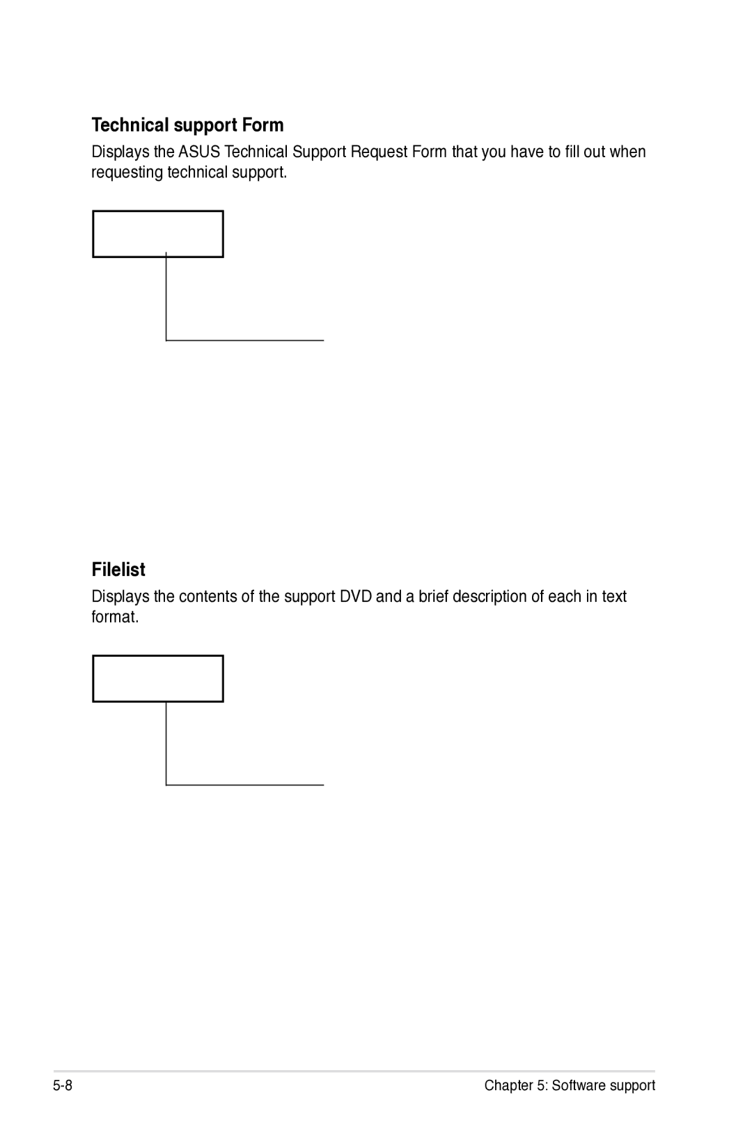 Asus Z7S WS manual Technical support Form, Filelist 