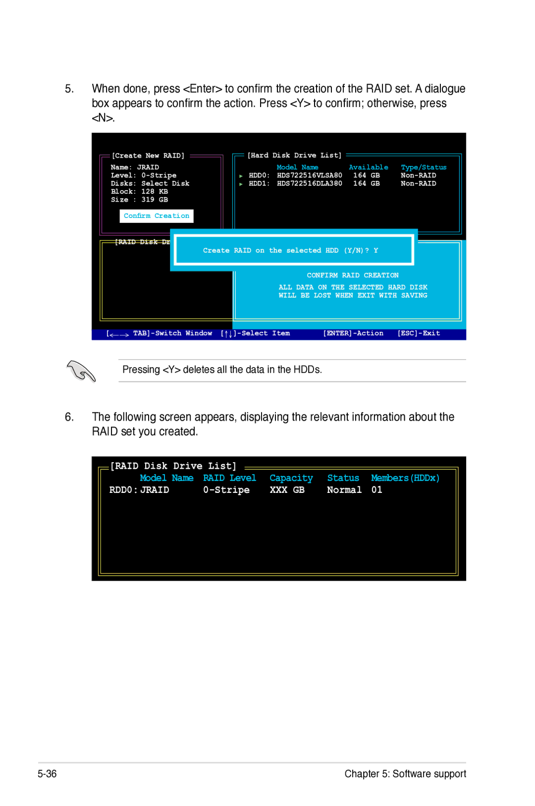 Asus Z7S WS manual RDD0 Jraid 