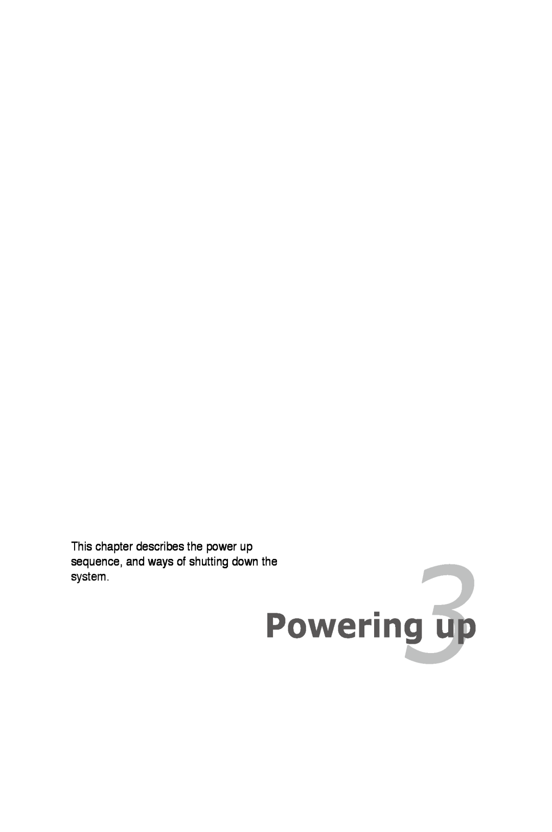 Asus Z7S WS manual Chapter, Powering3up 