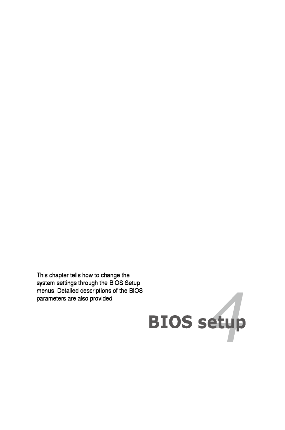Asus Z7S WS manual BIOS setup, This chapter tells how to change the, parameters are also provided 