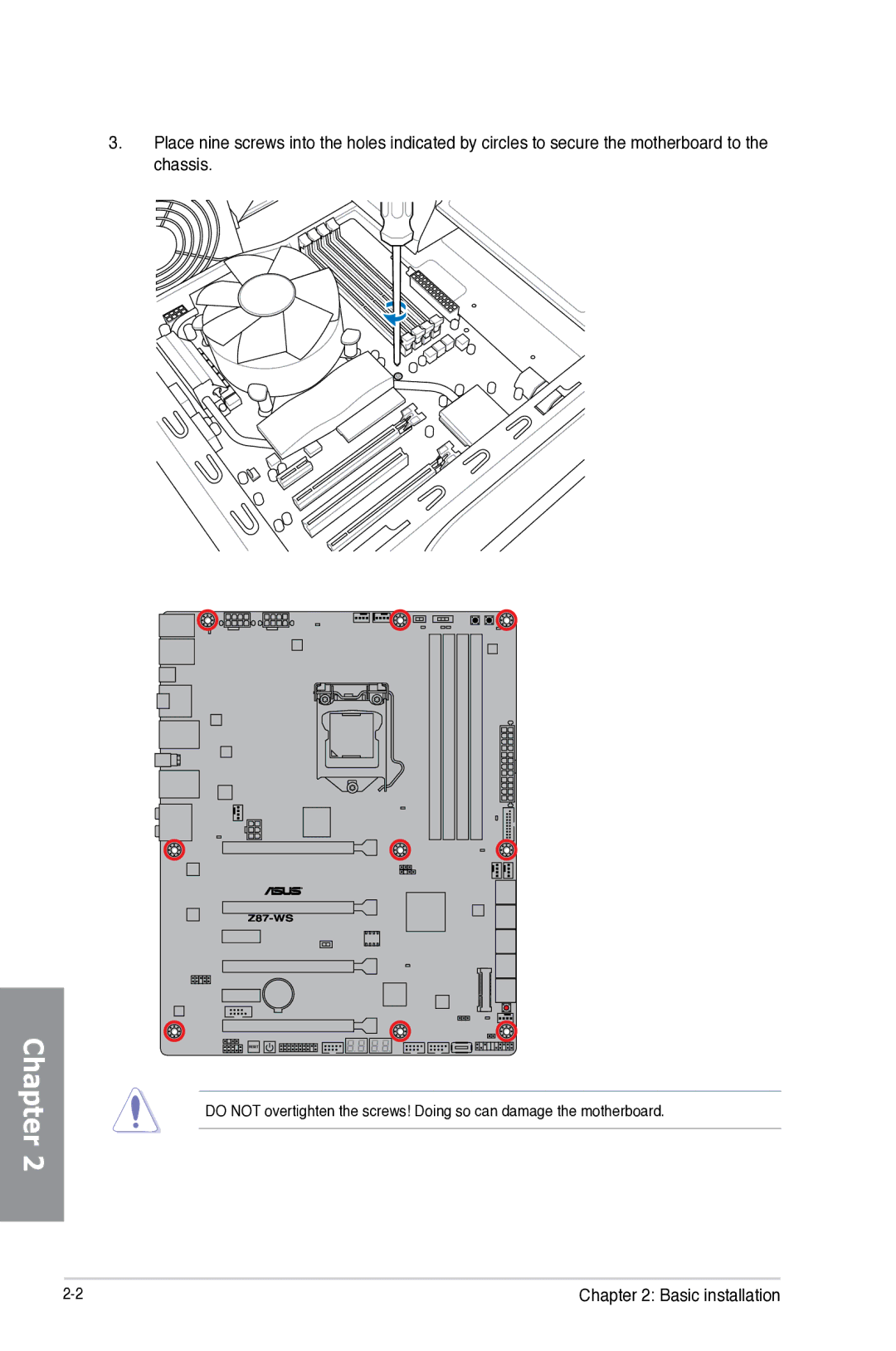 Asus Z87-WS, Z87WS, Z87C, 90SB0390M0AAY0 manual Chapter 