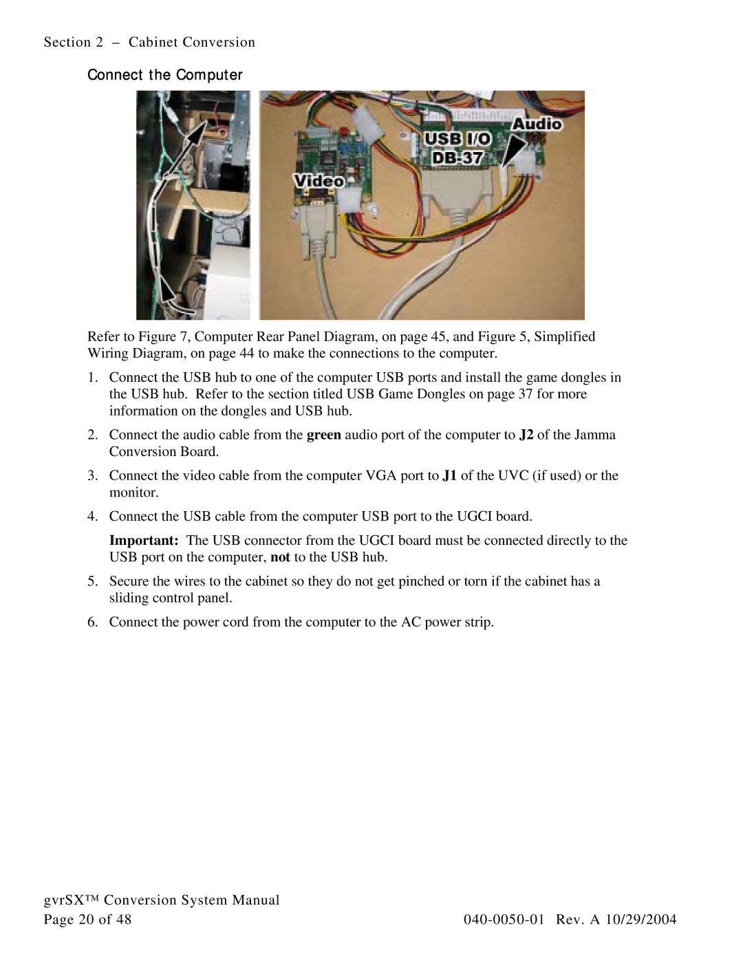 Atari 040-0050-01 manual Connect the Computer 