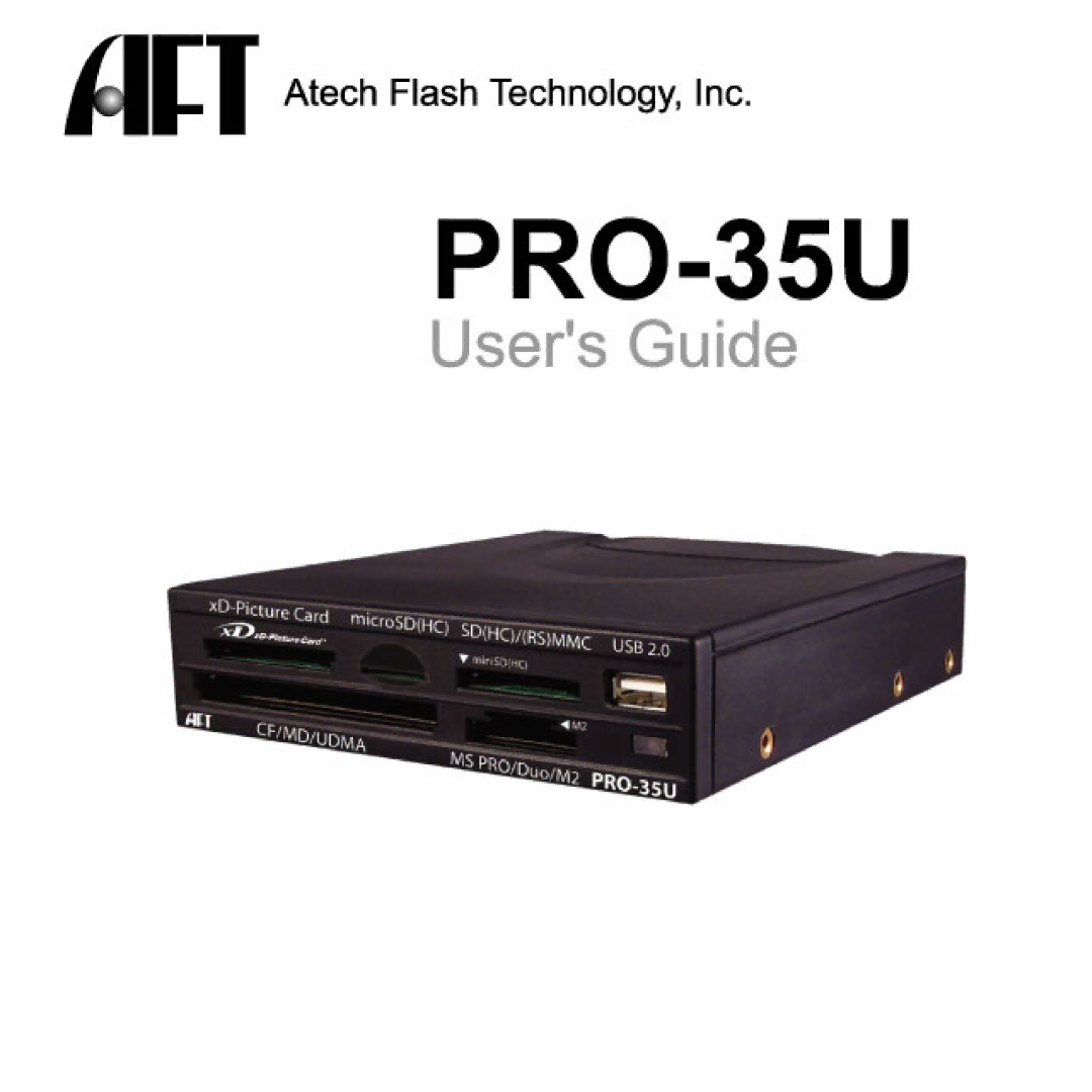 Atech Flash Technology PRO-35U manual 