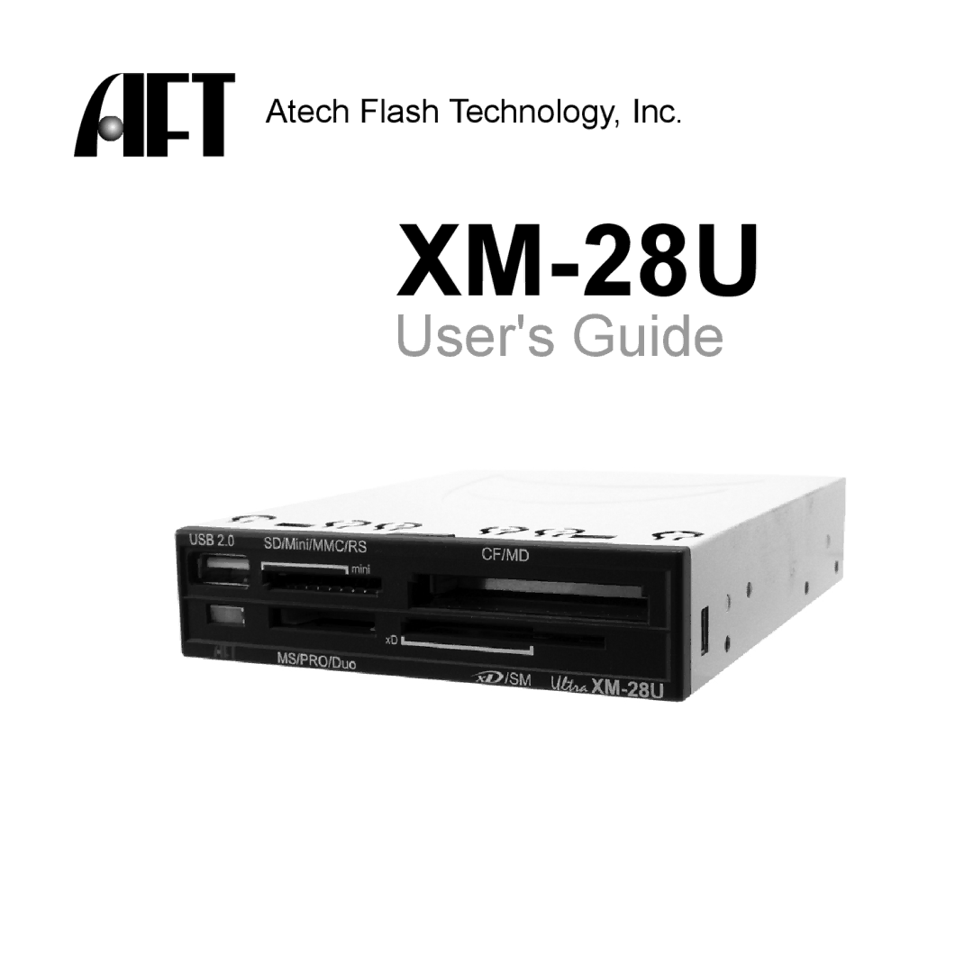 Atech Flash Technology XM-28U manual 