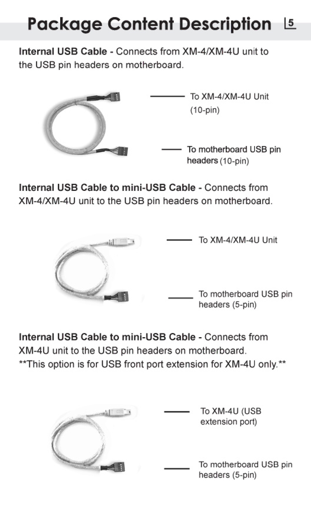 Atech Flash Technology XM-4U manual 