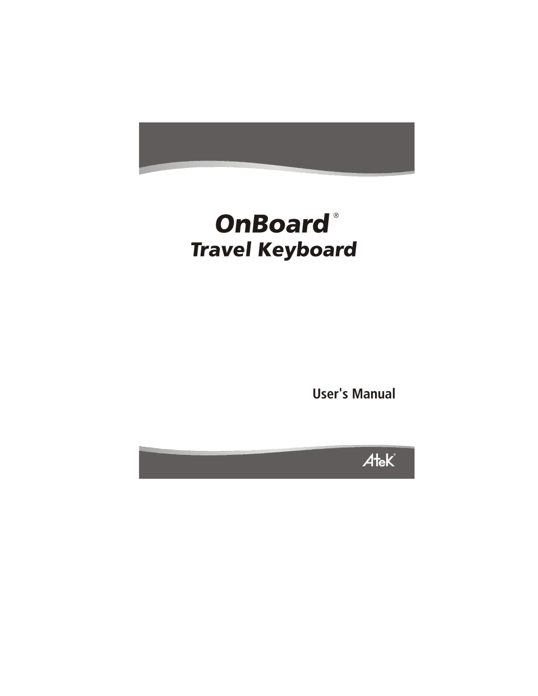 Atek electronic OnBoard manual 