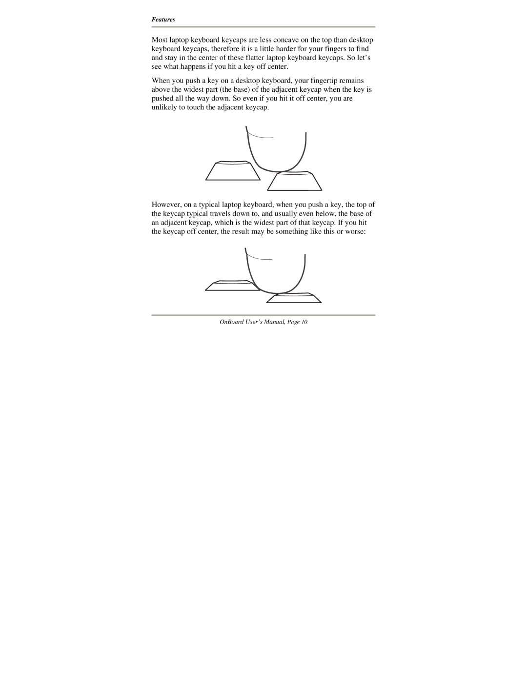 Atek electronic OnBoard manual Features 