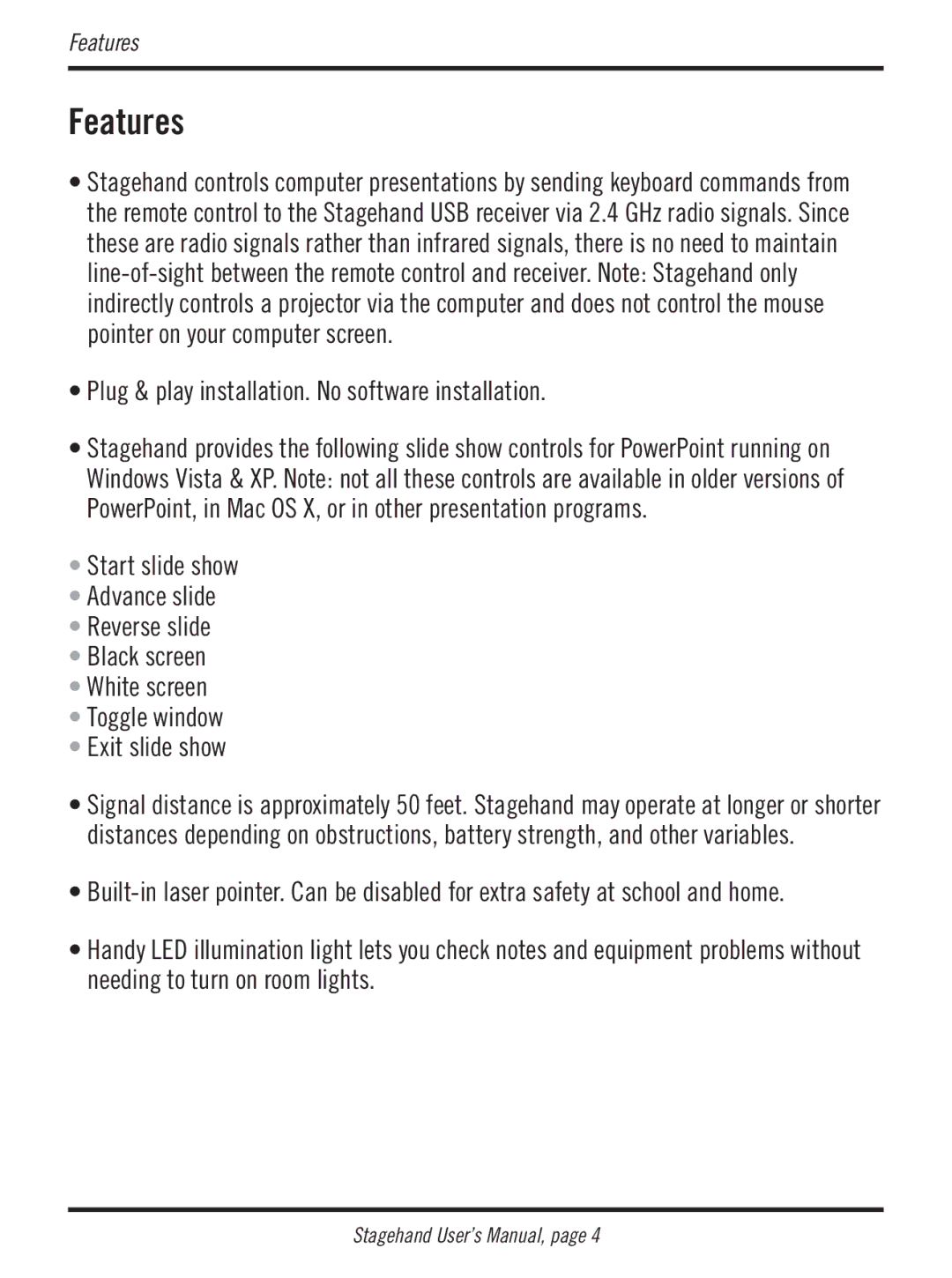 Atek electronic RM200 user manual Features, Plug & play installation. No software installation 