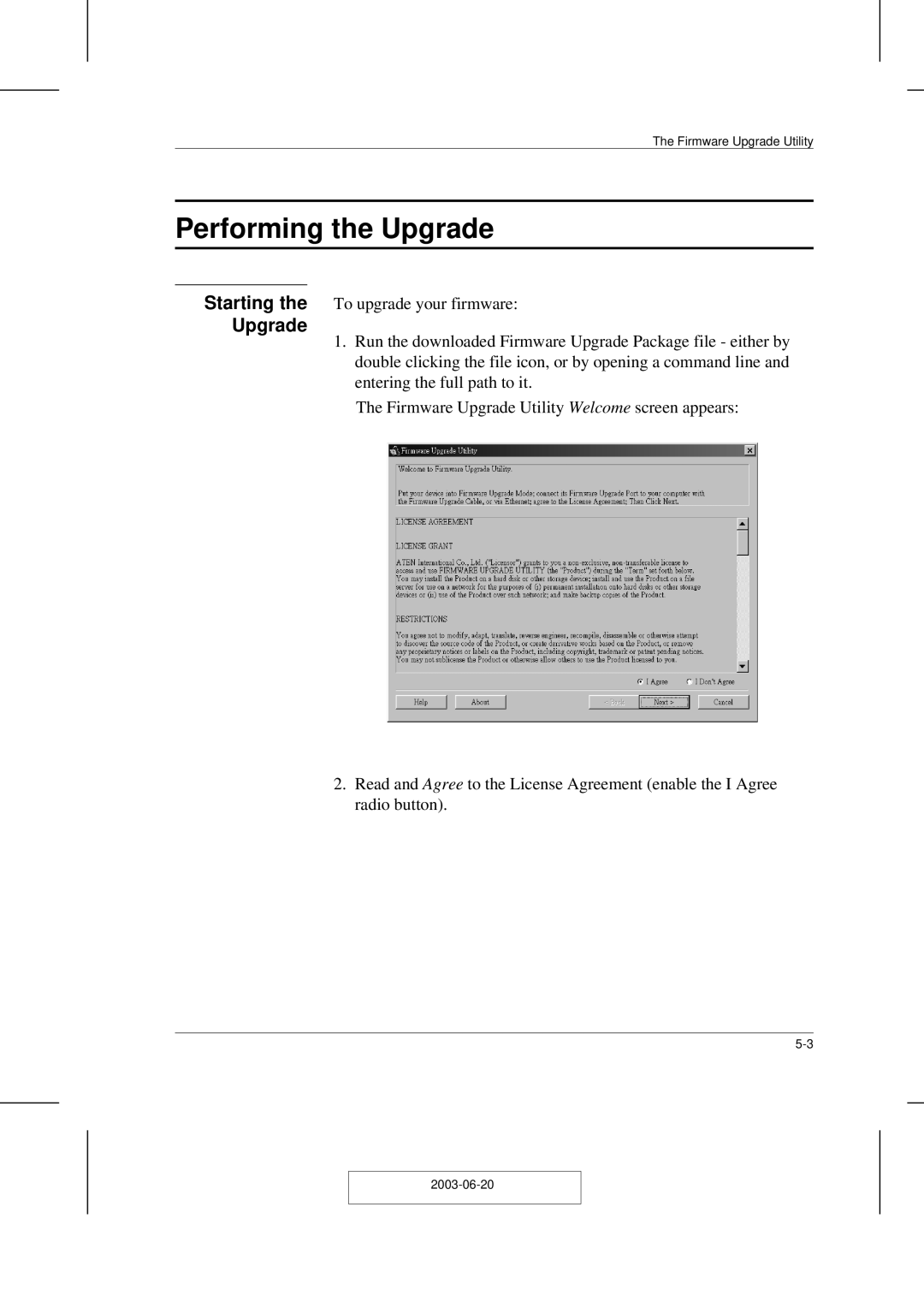 ATEN Technology ACS-1208A user manual Performing the Upgrade 