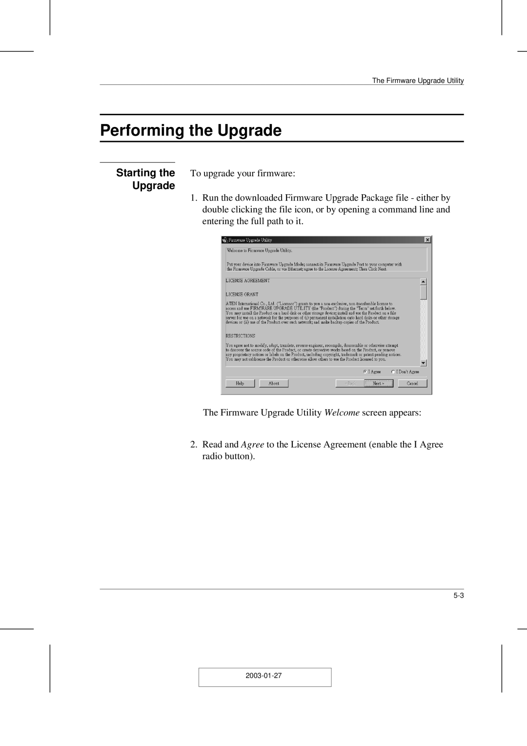 ATEN Technology ACS-1208AL, ACS-1216AL user manual Performing the Upgrade 