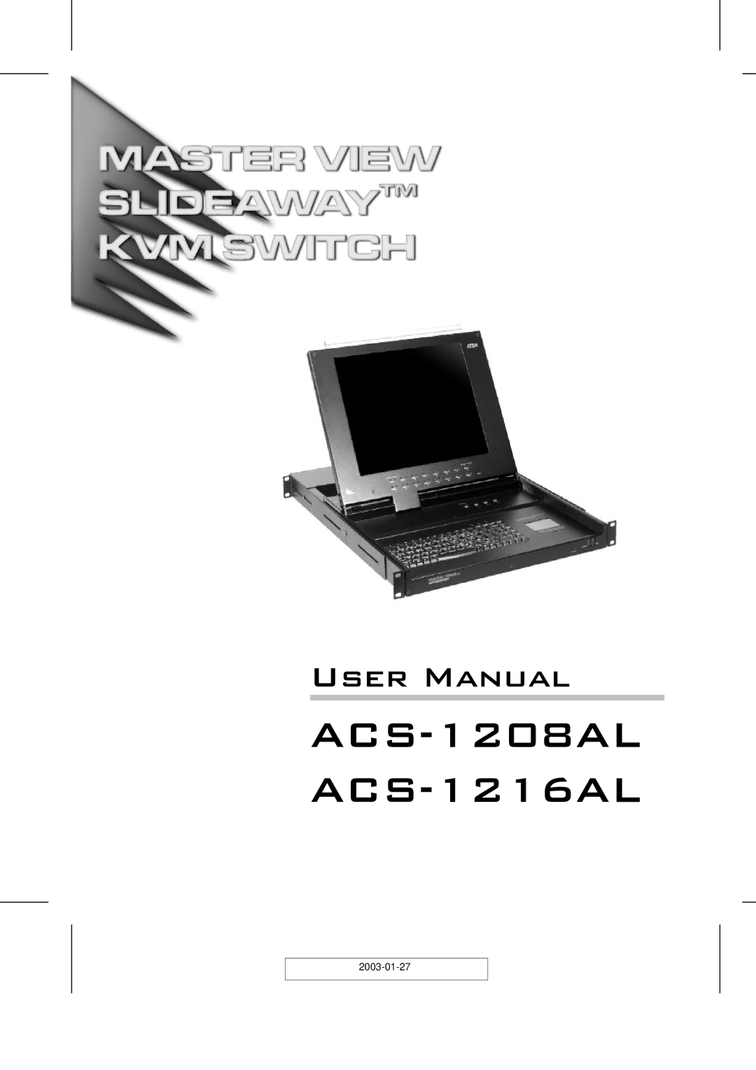 ATEN Technology user manual ACS-1208AL ACS-1216AL 