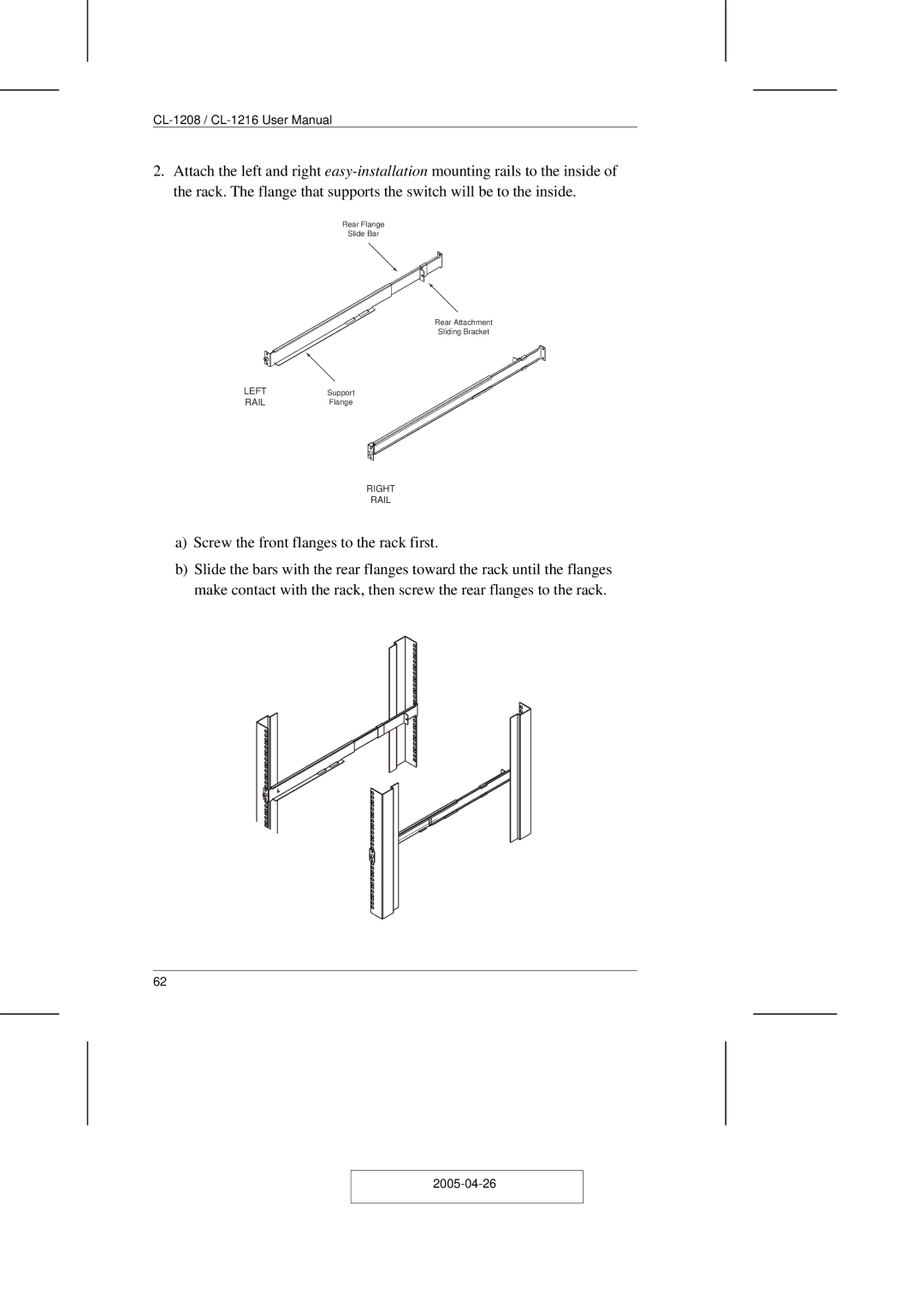 ATEN Technology CL-1208, CL-1216 user manual Left 