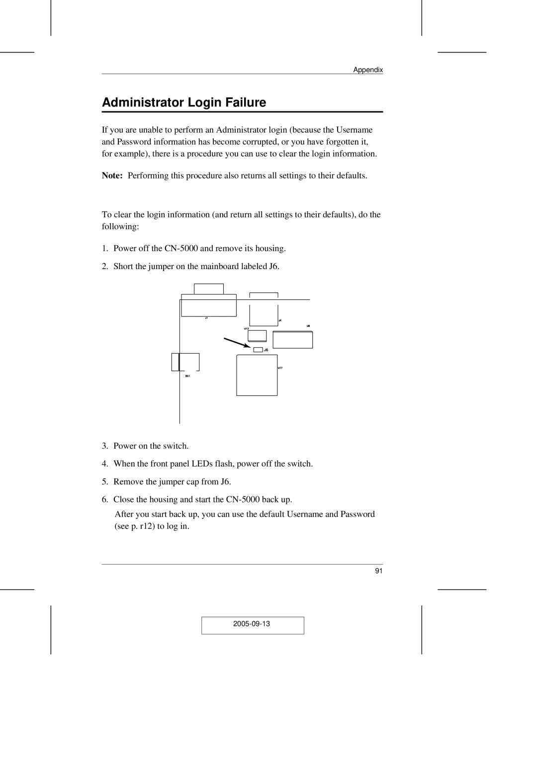 ATEN Technology CN-5000 user manual Administrator Login Failure 