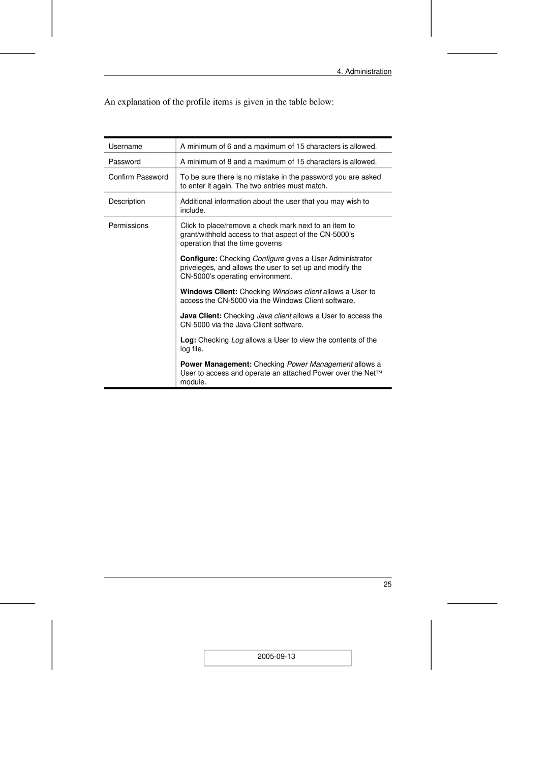 ATEN Technology CN-5000 user manual Power Management Checking Power Management allows a 