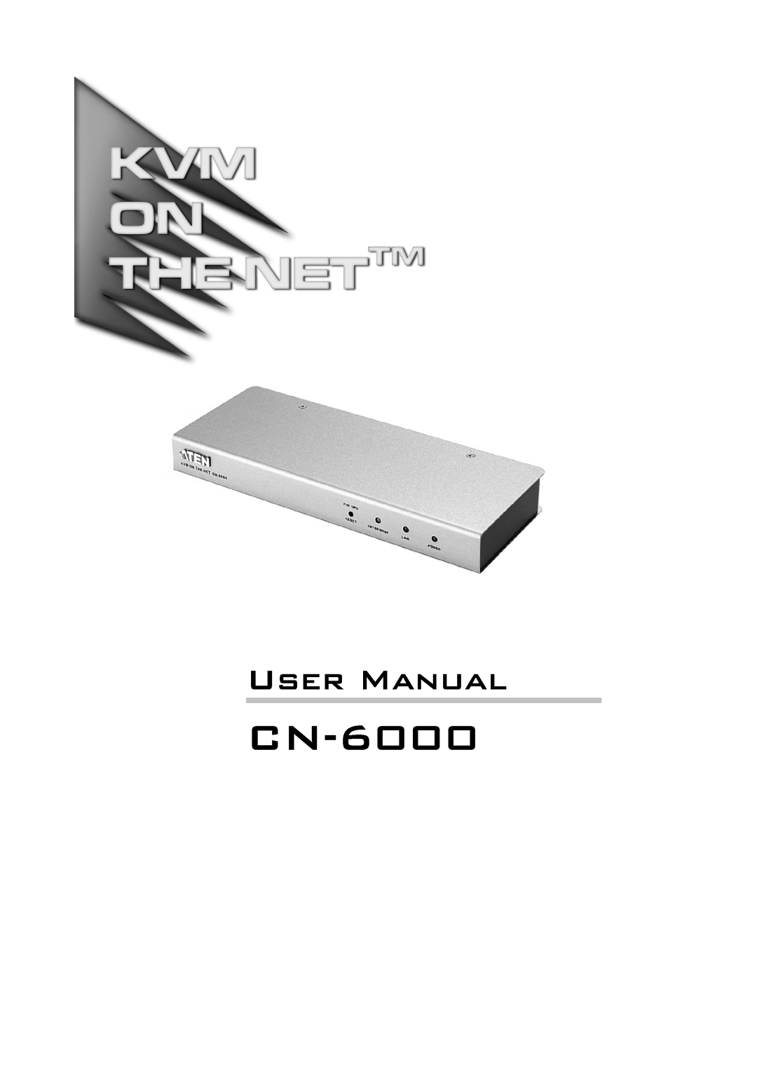 ATEN Technology CN-6000 user manual 