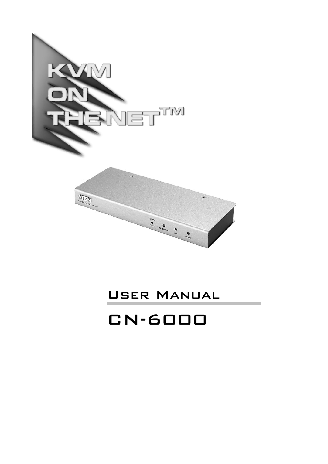 ATEN Technology CN-6000 user manual 