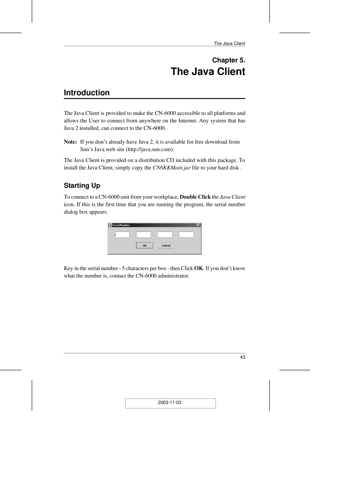 ATEN Technology CN-6000 user manual Java Client 