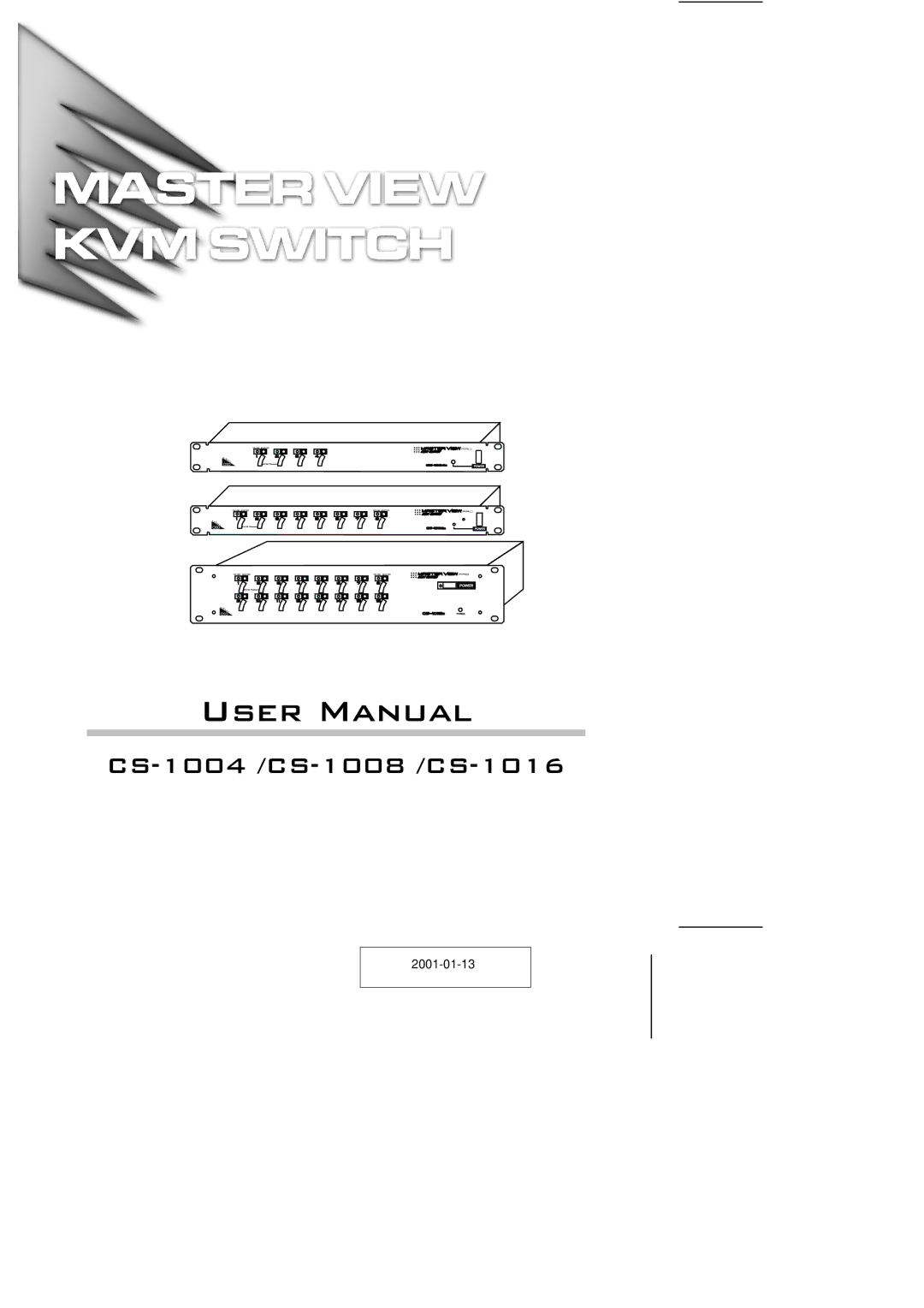 ATEN Technology user manual CS-1004 /CS-1008 /CS-1016 