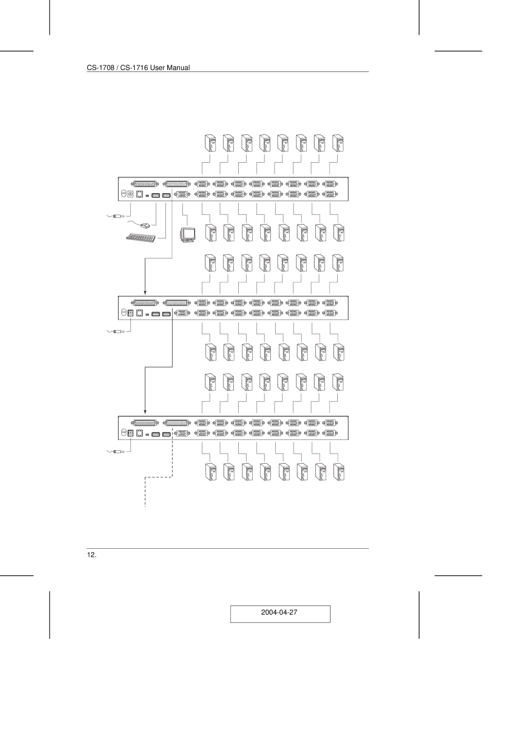 ATEN Technology CS-1708 user manual 2004-04-27 