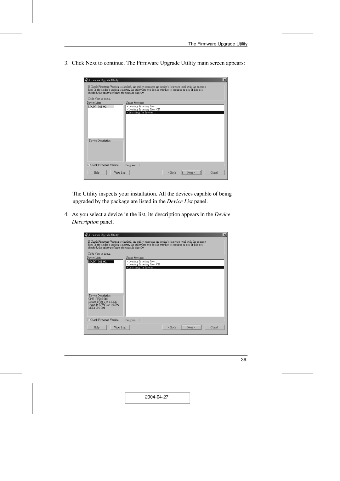 ATEN Technology CS-1708 user manual Firmware Upgrade Utility 