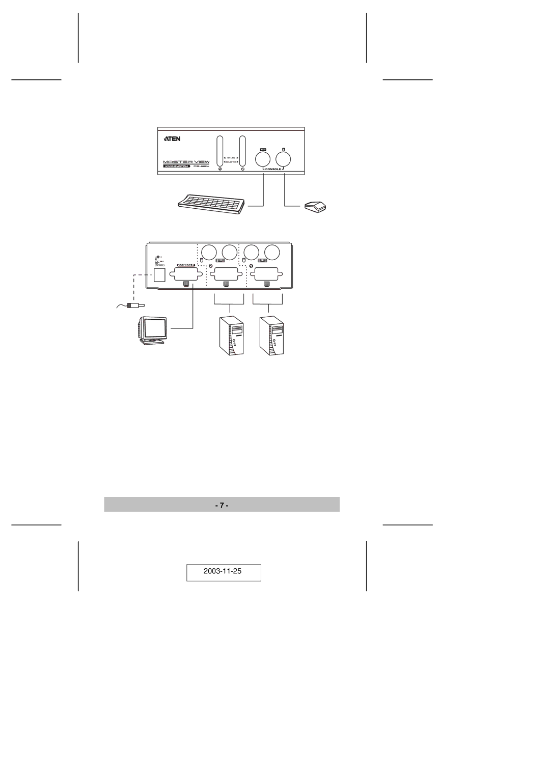 ATEN Technology CS-82A user manual 2003-11-25 