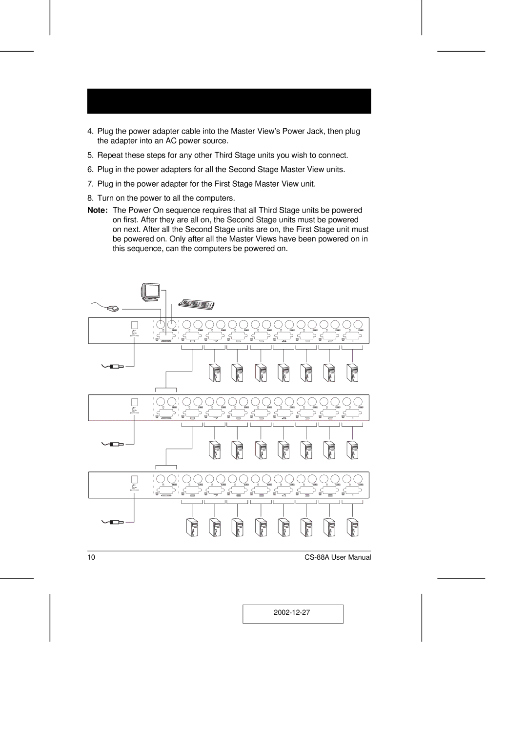 ATEN Technology CS-88A user manual 2002-12-27 